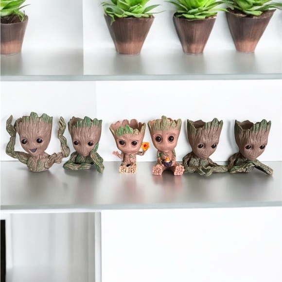 Cute Groot Planter Set - Picture 2 of 2